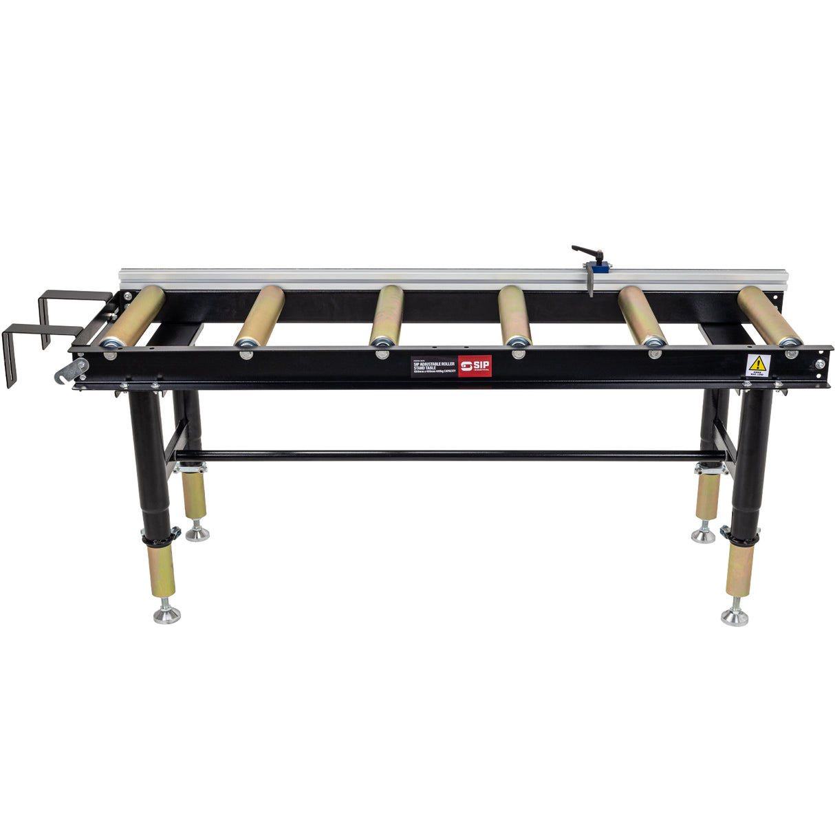 SIP Adjustable Roller Stand Table 1500mm x 400mm 400kg