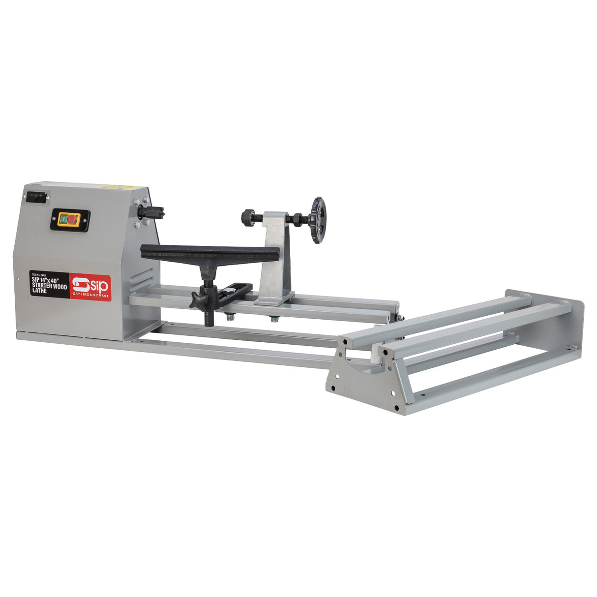 SIP 14" x 40" Starter Wood Lathe with 3pc Chisel Kit