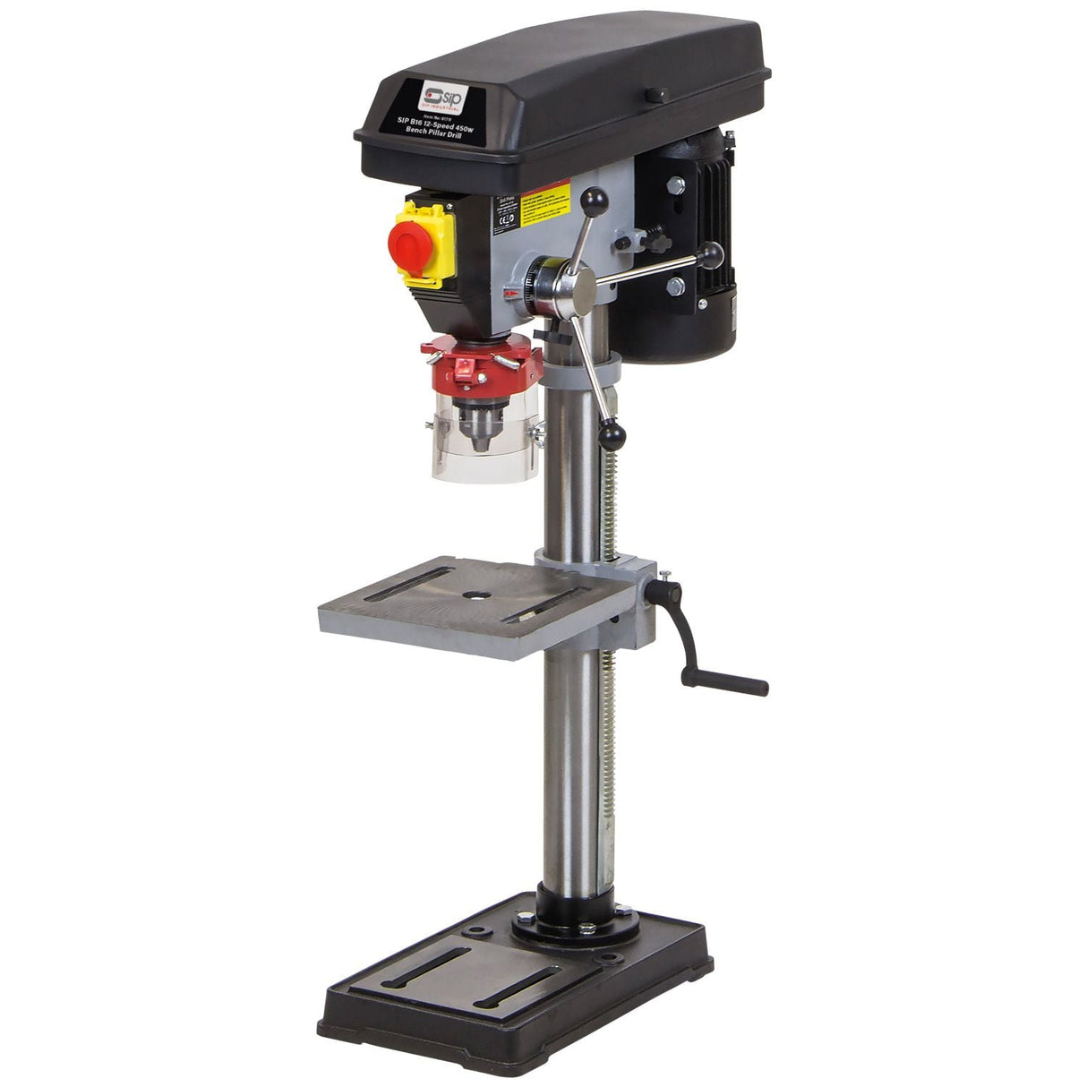 SIP B16 12-Speed 450w Bench Pillar Drill - 01711