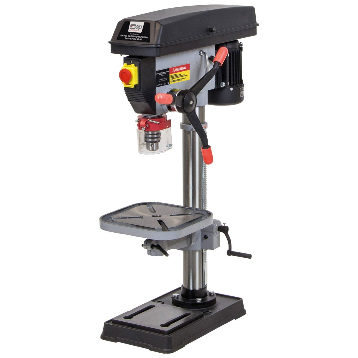 SIP Pro B20 16-Speed 750w Bench Pillar Drill - 01713
