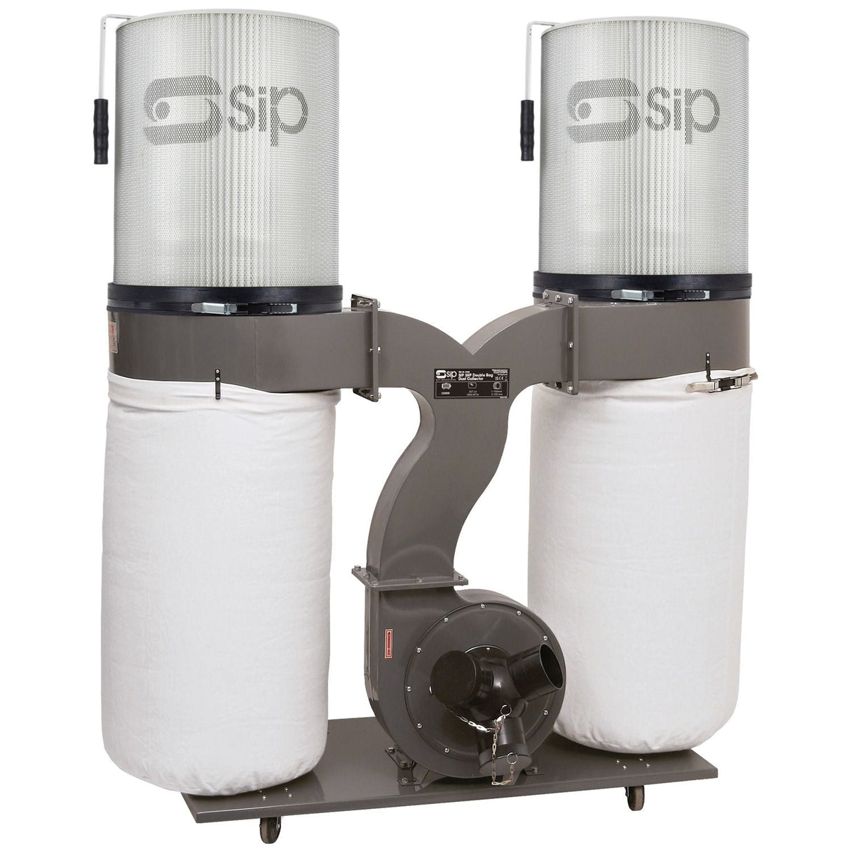 SIP 3HP Double Bag Dust Collector Package - 01994