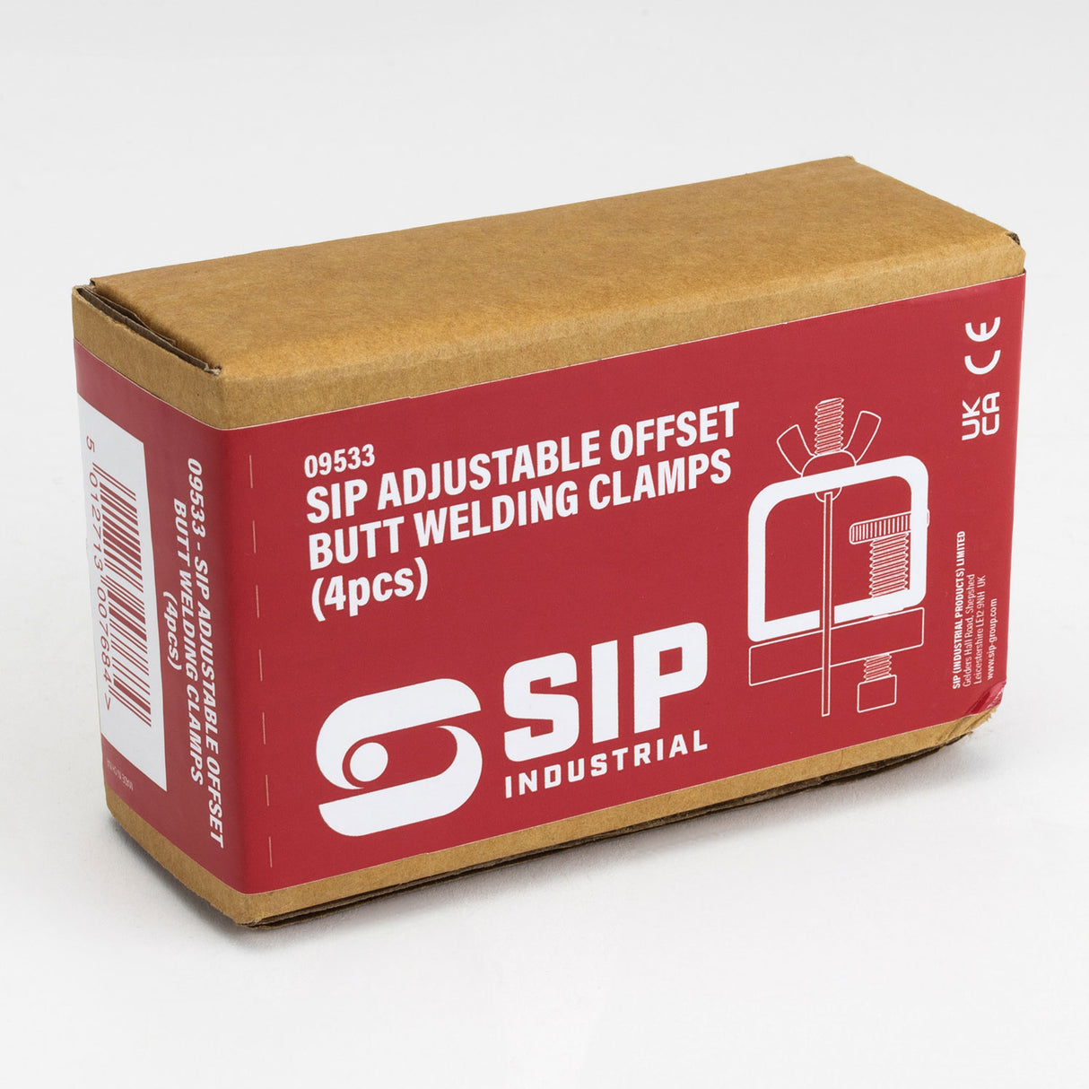 SIP 4pc Adjustable Offset Butt Welding Clamps