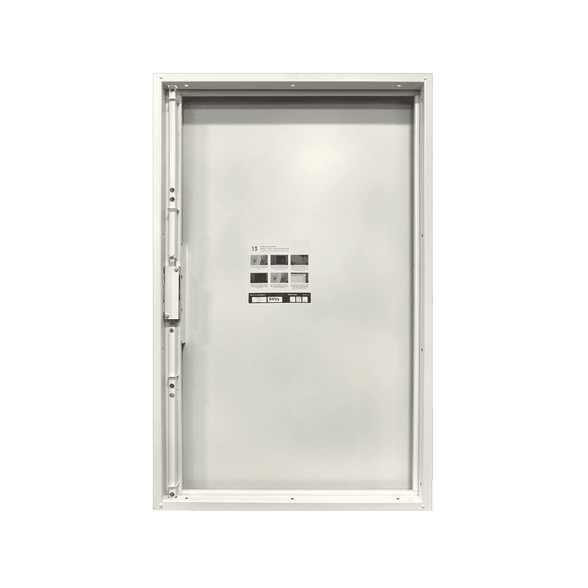 1 Hour Fire Rated Metal Single Riser Door – 25mm Picture Frame – 3 Point Lock - RISERPF1250x500 - Rapid Access - Trade Counter Direct
