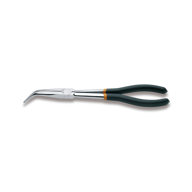 Beta Curved Extra Long Knurled Nose Pliers 45° - 1009L/B