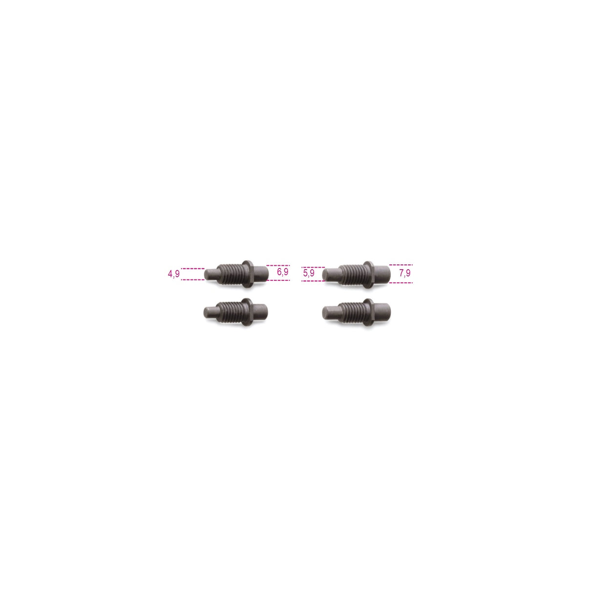 Beta Spare Pins For Pin And Hook Wrenches - 100/KIT