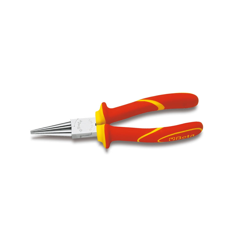 Beta Insulated 1000V Long Round Nose Pliers 160 Mm - 1010MQ - 1010MQ 160