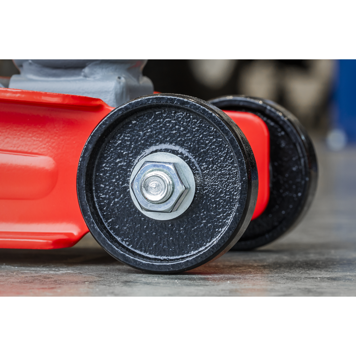 Sealey 1020LE Low Profile Short Chassis Trolley Jack 2 Tonne - Red - additional view 8