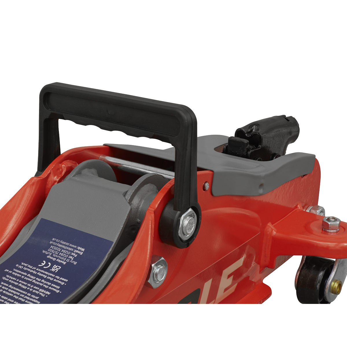 Sealey 1020LE Low Profile Short Chassis Trolley Jack 2 Tonne - Red - additional view 11