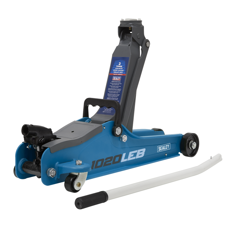 Sealey 1020LEBBAGCOMBO Low Profile Short Chassis Trolley Jack 2 Tonne & Accessories Bag Combo - Blue - additional view 3