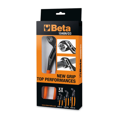 Beta Slip Joint Pliers Set 175-250-300 Mm - 1048N - 1048N/D3