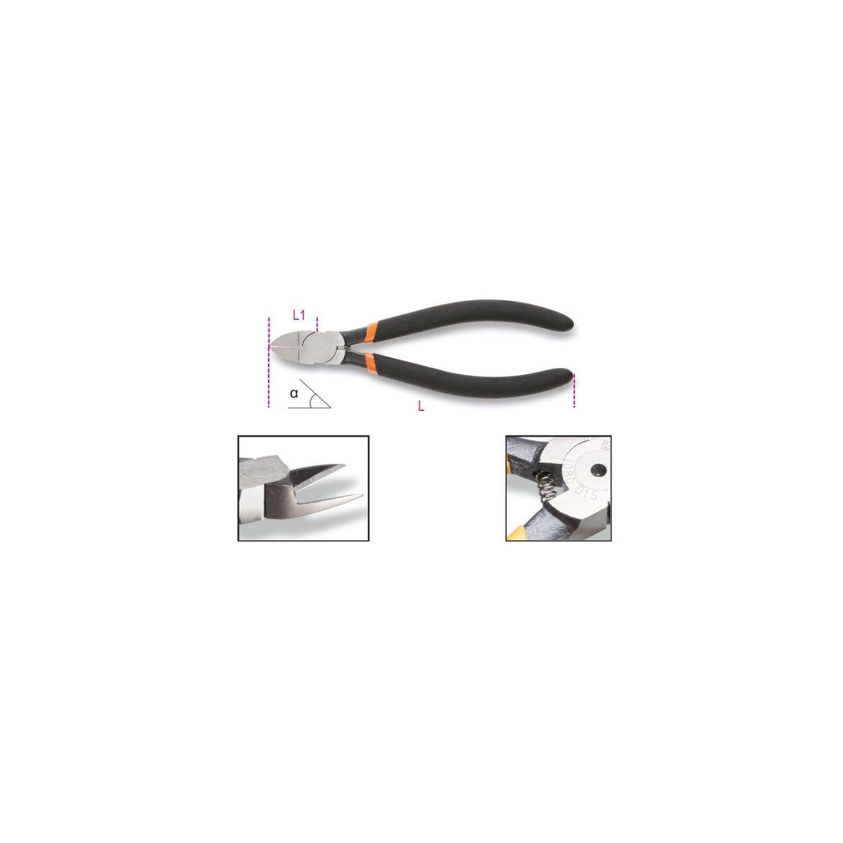 Beta Diagonal Flush Cutting Nippers 160 Mm - 1080D - 1080D 15