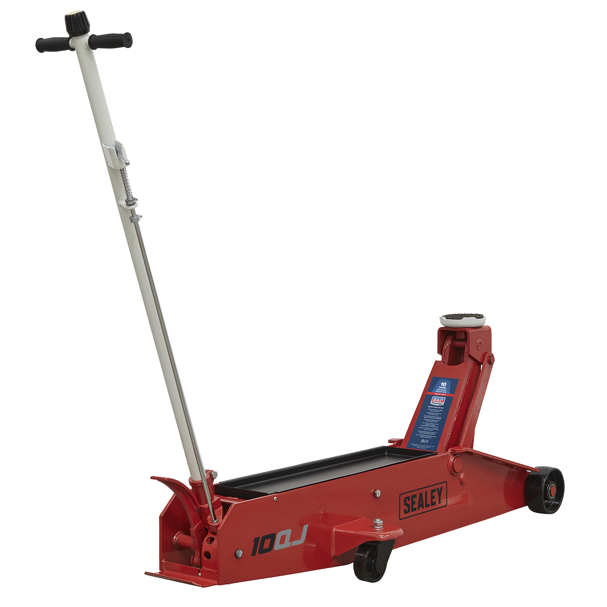 Sealey 10QJ Premier Long Reach Trolley Jack 10 Tonne - additional view 3