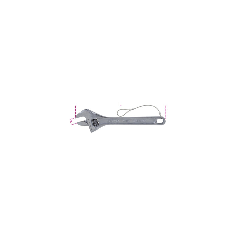 Beta H-Safe Adjustable Wrench With Scale - 111E-HS 250