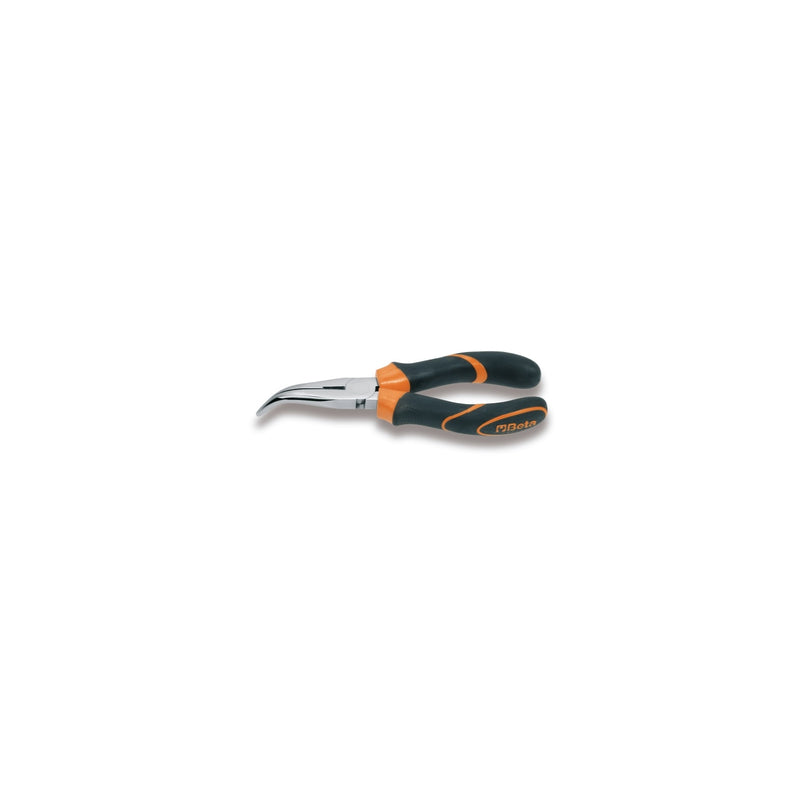 Beta Extra Long Bent Needle Knurled Nose Pliers - 1168BMK