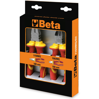 Beta Insulated Combination Pliers Assortment - 1169MQ/D2