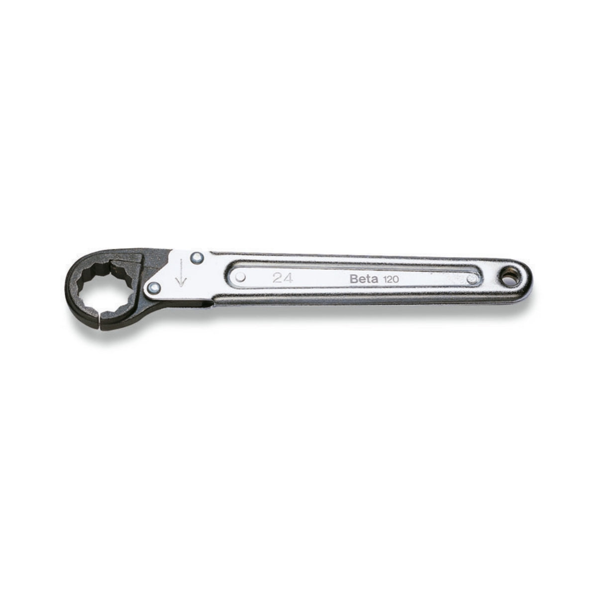Beta Ratchet Opening Single Ended Bi-Hex Wrench - 120 11