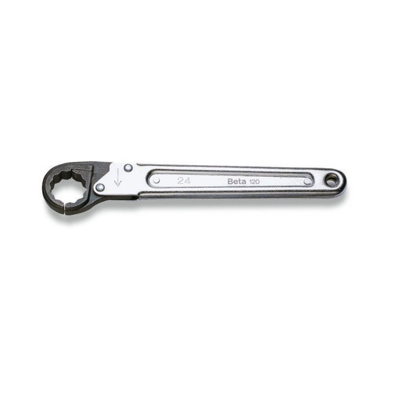 Beta Ratchet Opening Single Ended Bi-Hex Wrench - 120 11