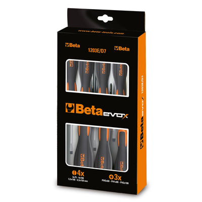 Betaevox 5-Piece Evox Screwdriver Set With Slotted And Phillips Screwdrivers - 1203E/D - 1203E/D5