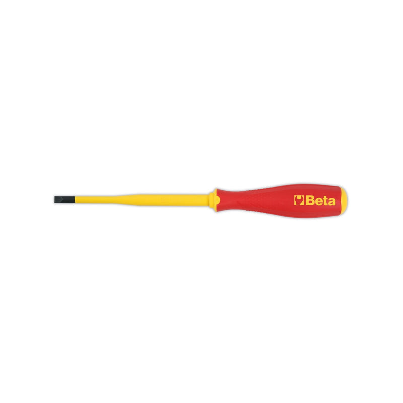 Beta Insulated Screwdriver For Headless Slotted Screws 1 X 5.5 X 125 Mm - 1234MQF/LP - 1234MQF/LP 1X5,5
