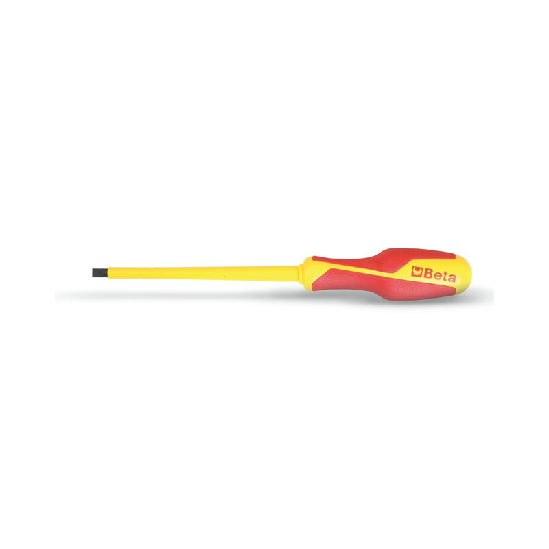 Beta Insulated Screwdriver For Headless Slotted Screws - 1274MQ 2,5X75