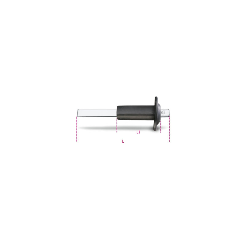 Beta Extra Flat Chisel With Straight Cutter And Hand Guard 235 Mm - 1342PM
