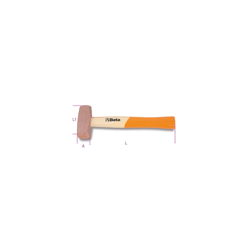 Beta Copper Head Hammer With Wooden Shaft - 1385 600