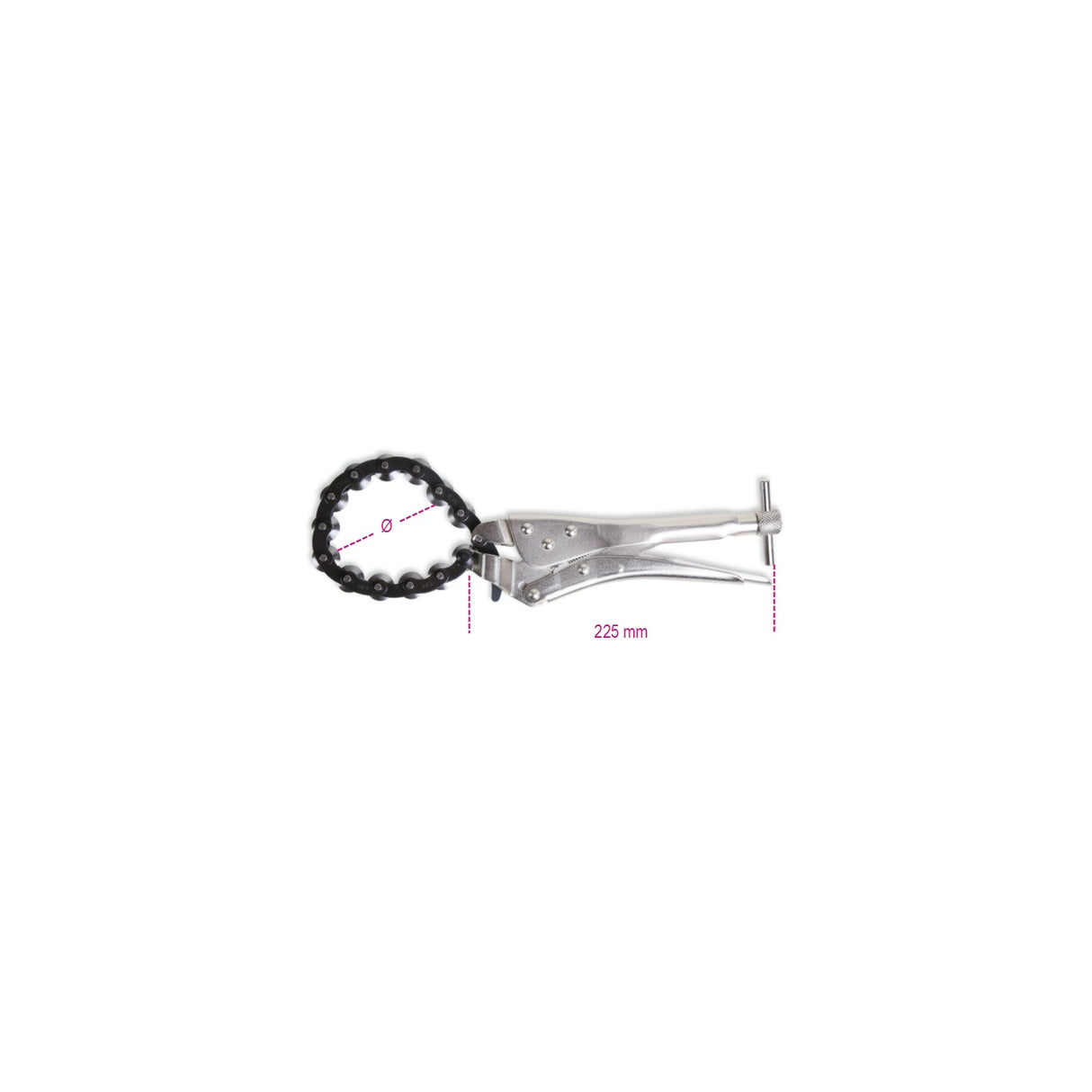 Beta Adjustable Self-Locking Pliers For Exhaust Pipe Cutting 19–75 Mm - 1476