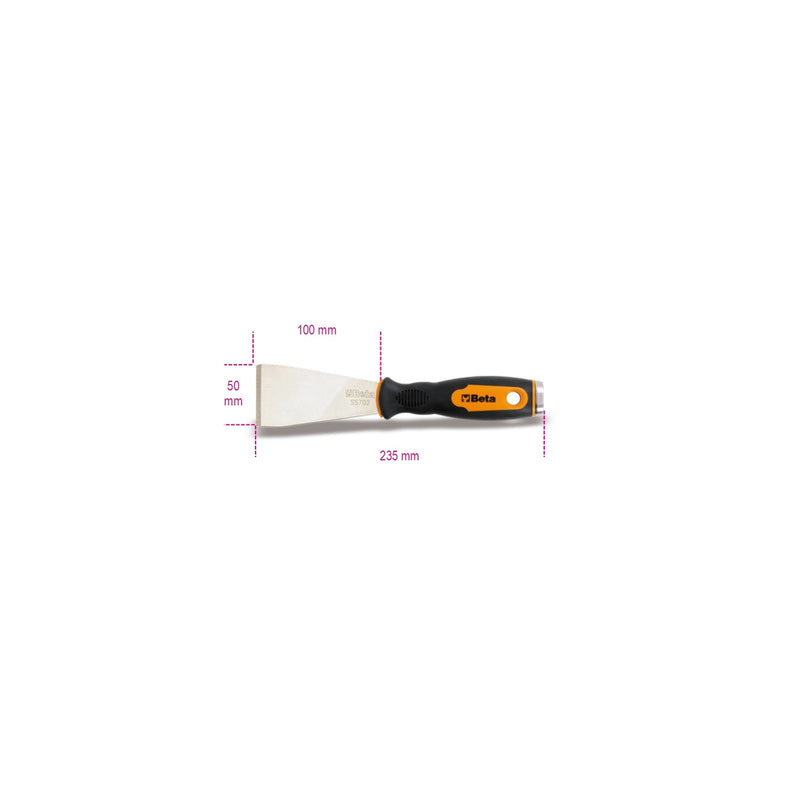 Beta Flat Putty Knife Scraper - 1479RB/3