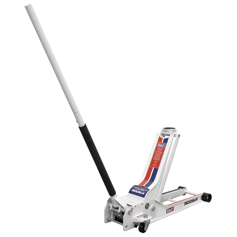 Sealey 1500SLR Low Profile Long Reach Rocket Lift Trolley Jack 1.5 Tonne