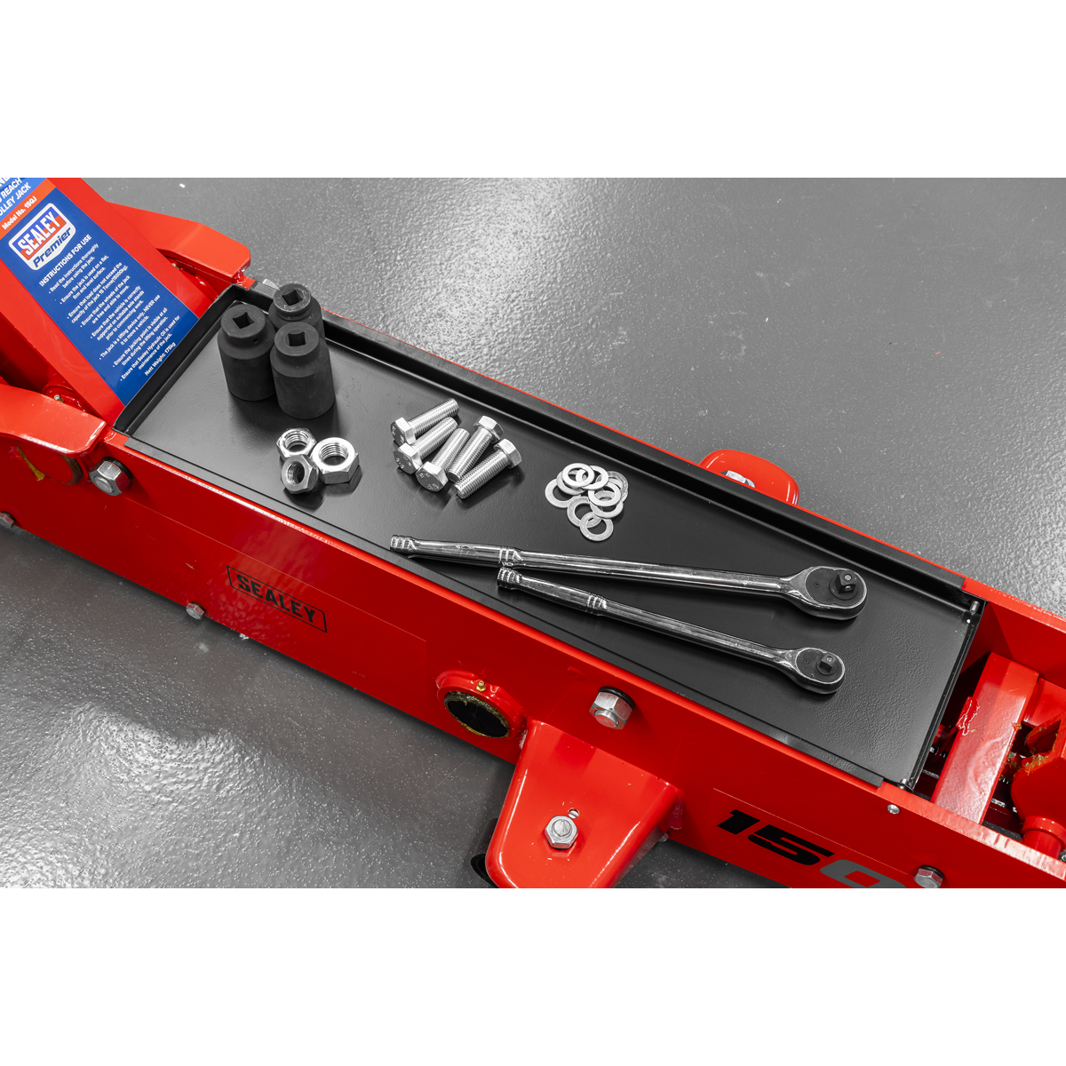Sealey 15QJ Premier Long Reach Trolley Jack 15 Tonne - additional view 8