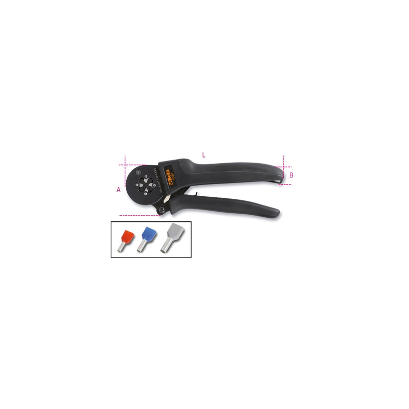 Bmgroup Crimping Pliers For Tubular Terminals 0.1-10 Mm² - 1606T