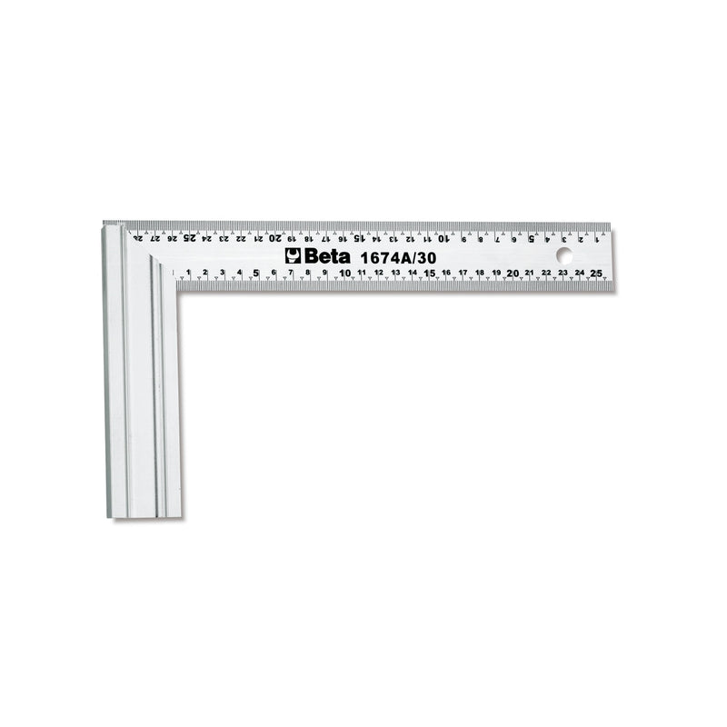 Beta Stainless Steel Carpenter’s Square With Aluminium Base 300 Mm - 1674A - 1674A 300