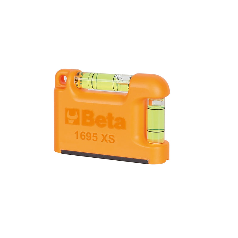 Beta Pocket Spirit Level With Magnetic V-Shaped Base - 1695XS
