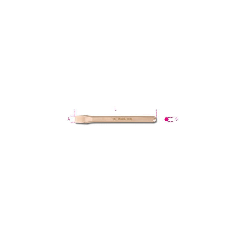 Beta Sparkproof Hexagon Chisel 150 Mm - 1701BA - 1701BA 150