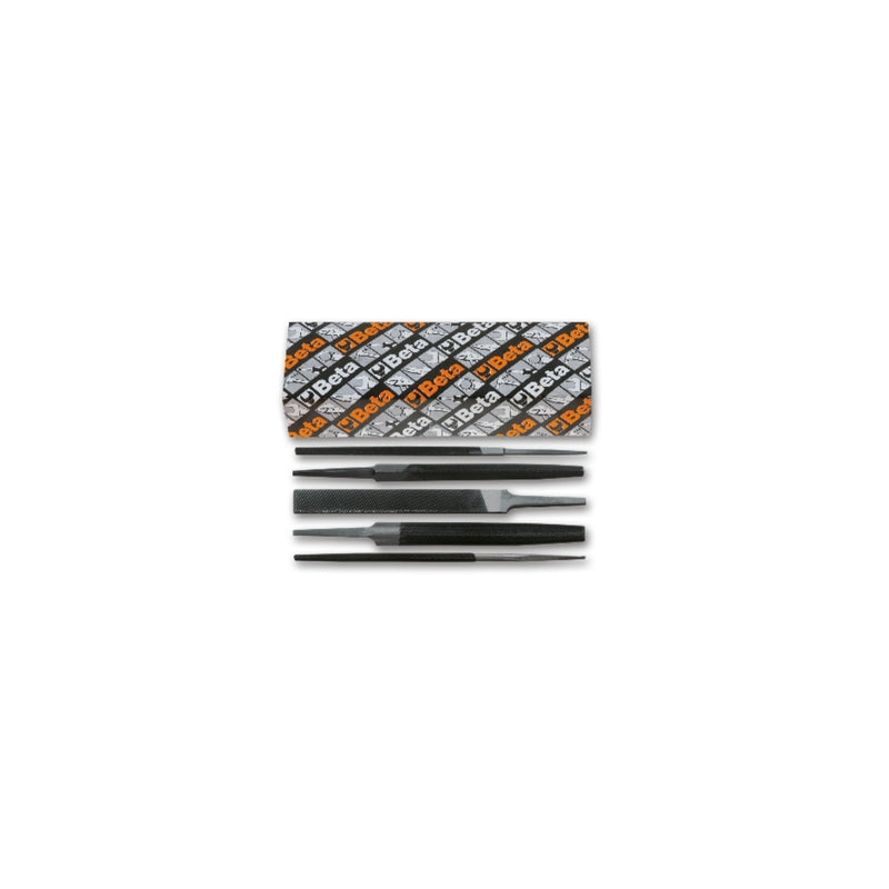 Beta 5-Piece Second-Cut File Set 200 Mm - 1718A8/... - 1718A8/S5