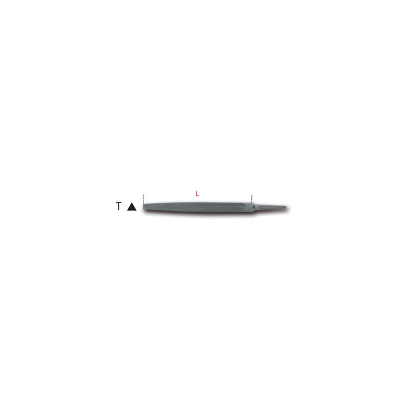 Beta Second-Cut Triangular File Without Handle 150 Mm - 1718A...T - 1718A6/T