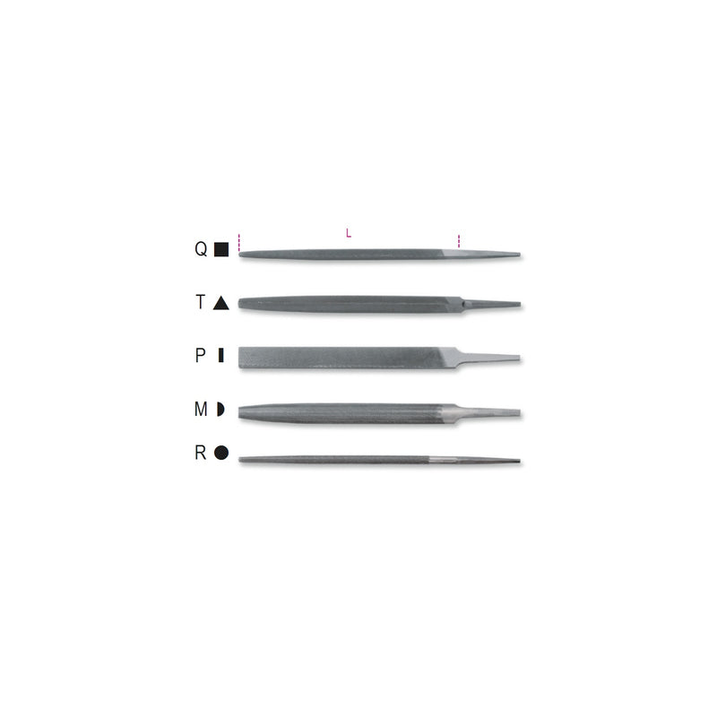 Beta 10 Inch Bastard Cut File Without Handle - 1718D10/... - 1718D10/Q
