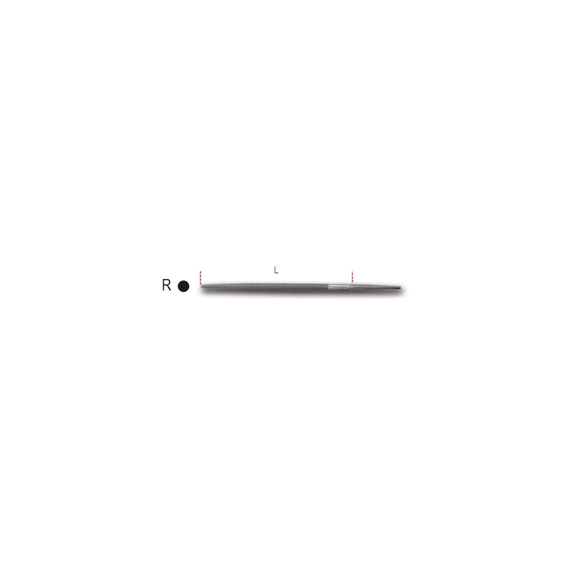Beta Rough Round File 150 Mm Without Handle - 1718D...R - 1718D6/R