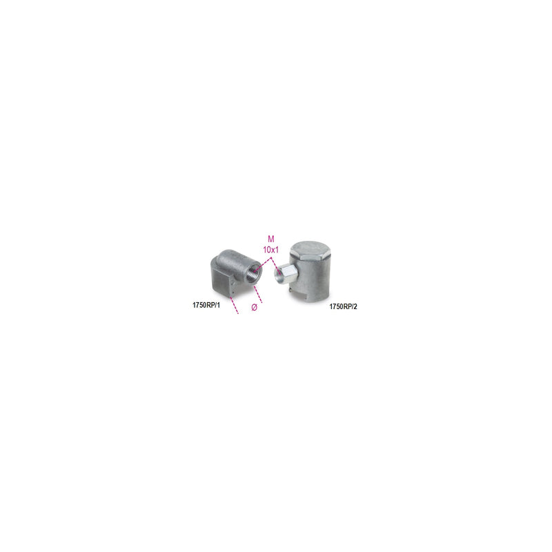 Beta Heads For Flat Couplings 16 Mm M10X1 2-Piece - 1750RP/1 - 1750RP/2