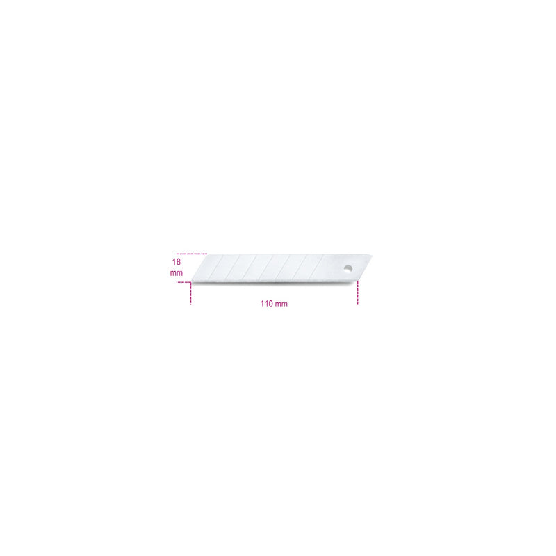 Beta 10 X 18 Mm Sector Blades For 1771 Utility Knives - 1771 - 1771RL