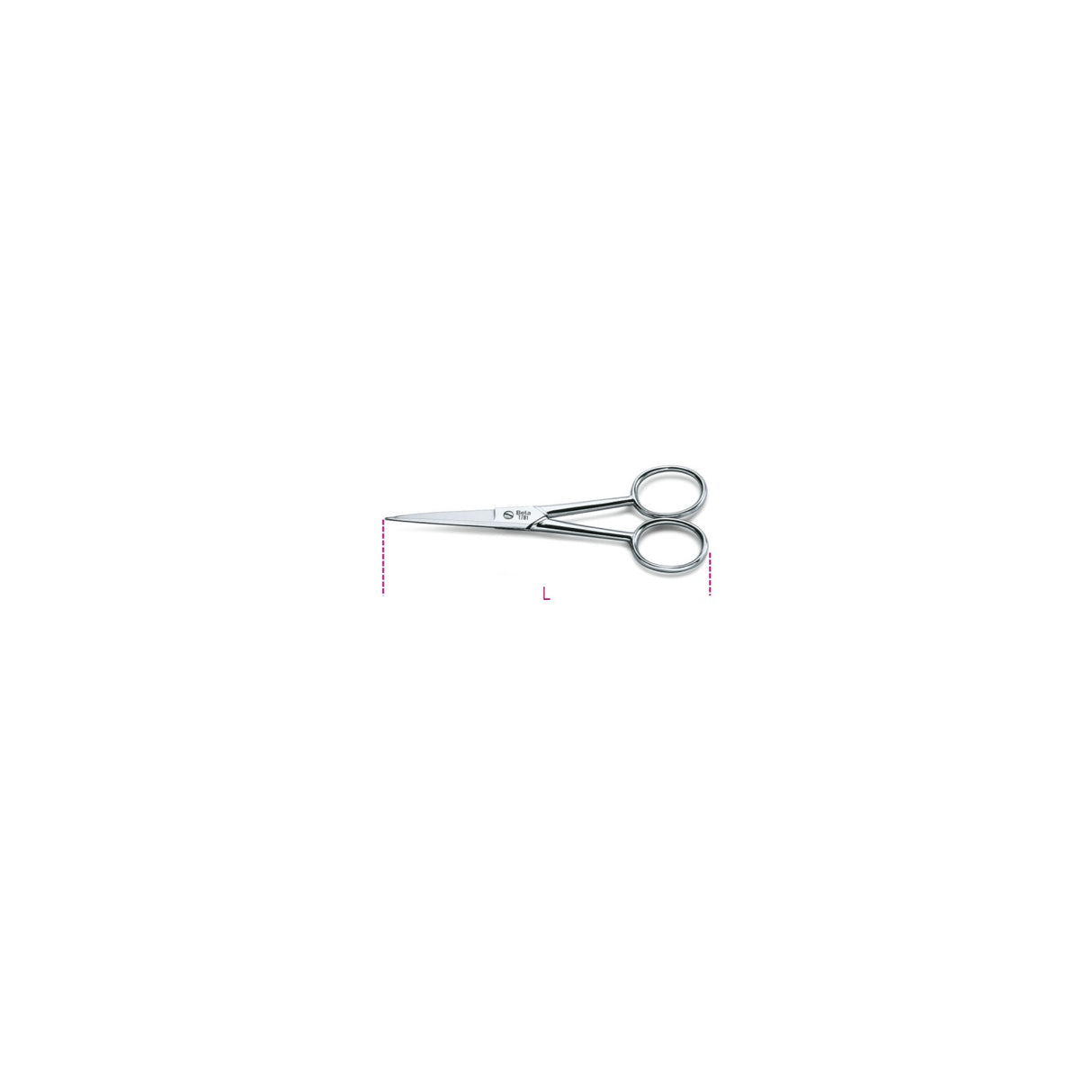 Beta Slim Long Blade Scissors 132 Mm - 1781