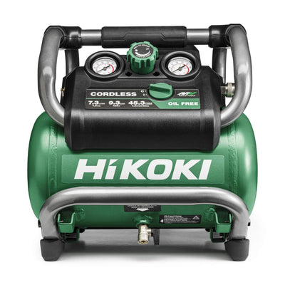 HiKOKI EC36DAW4Z 36V MULTI VOLT Compressor 7,6L, 135PSI, 12.4KG, work on both DC & AC (with ET36A)