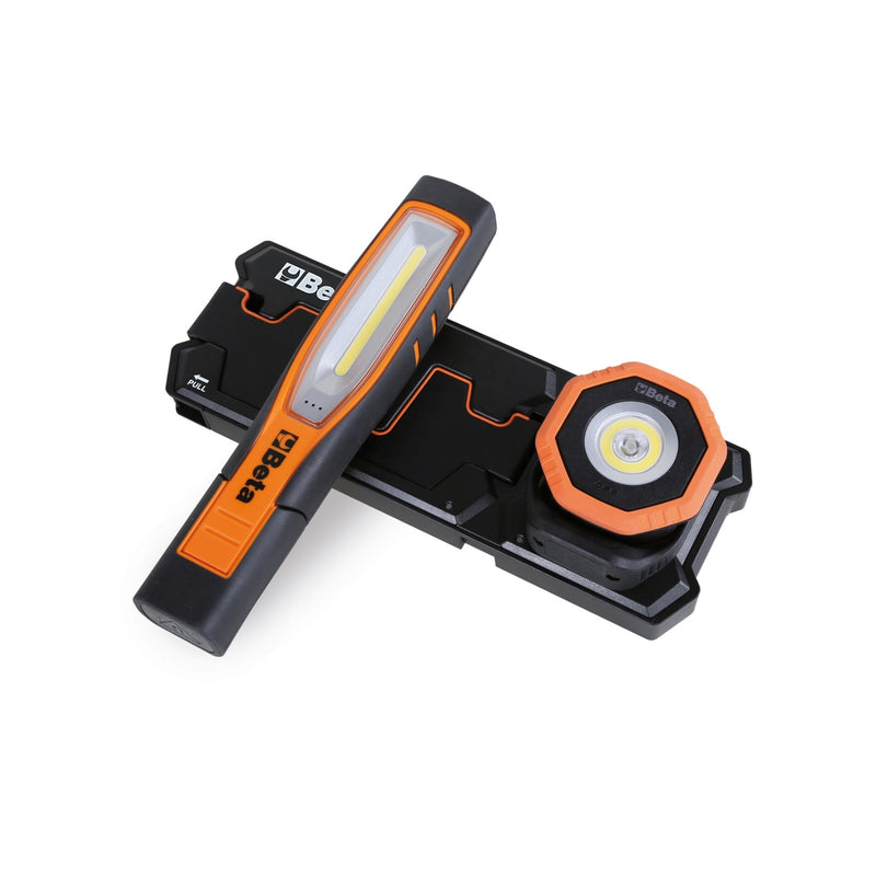 Beta Kit of wireless lamps 1838SW, 1838POCKET, with compatible charging base 1839BRW - 1839W/P2