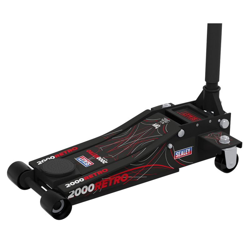 Sealey 2000CB Low Profile Custom Design Trolley Jack with Rocket Lift 2 Tonne - Black - additional view 20