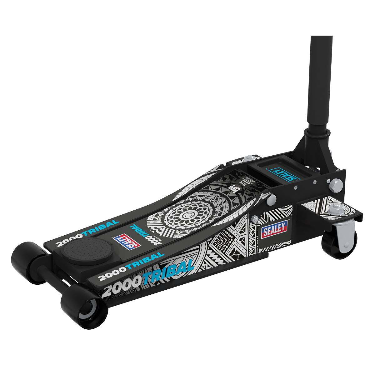 Sealey 2000CB Low Profile Custom Design Trolley Jack with Rocket Lift 2 Tonne - Black - additional view 21
