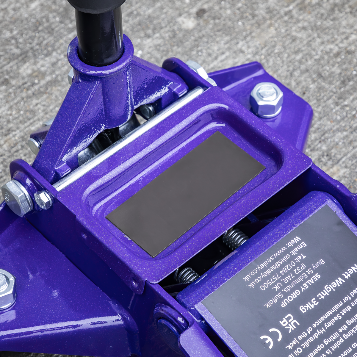Sealey 2001LEP Low Profile Trolley Jack with Rocket Lift 2.25 Tonne - Purple - additional view 15