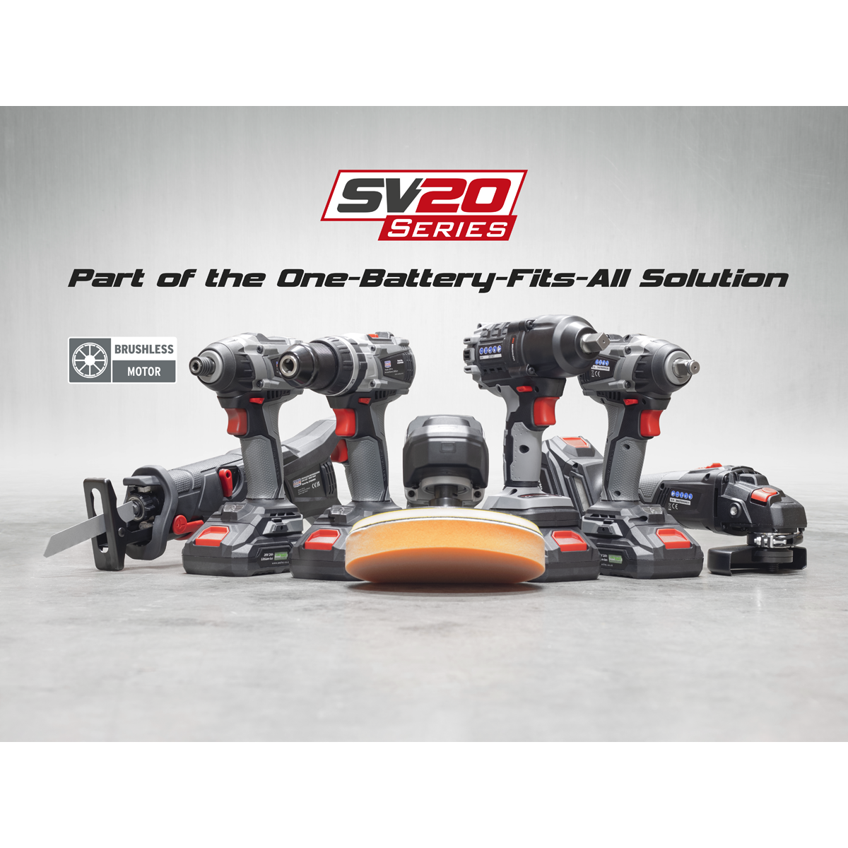 Sealey CP20VXIWKIT1 Premier SV20 Series Brushless Cordless Impact Wrench Kit 20V 4Ah - 2 Batteries - additional view 9