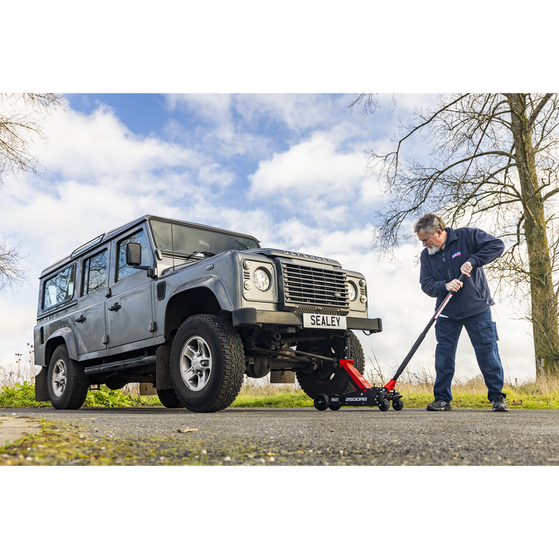 Sealey 2500RG Big Wheel Hybrid Trolley Jack for Off-Road Vehicles, SUVs, Vans & 4x4s with Super Rocket - additional view 11