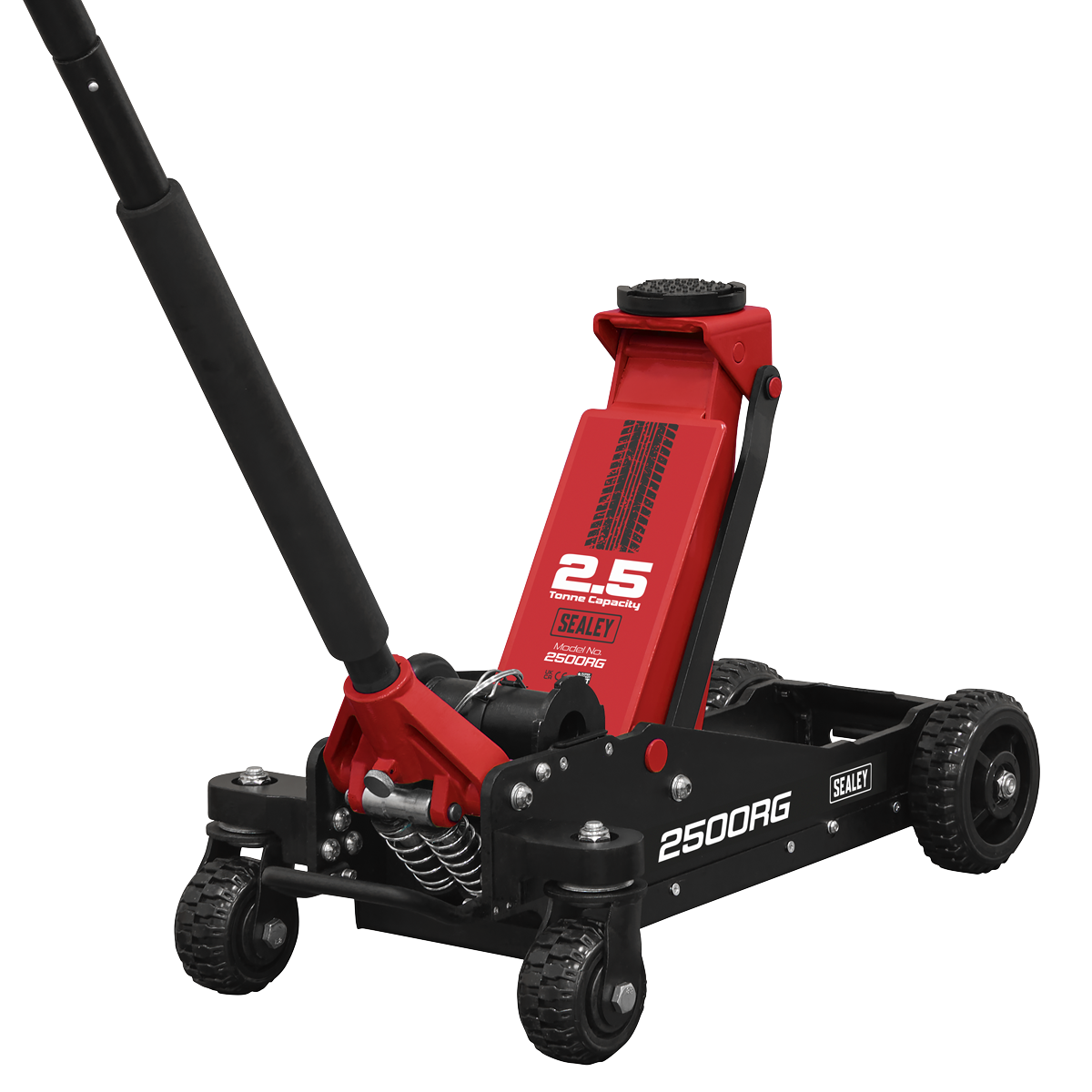 Sealey 2500RG Big Wheel Hybrid Trolley Jack for Off-Road Vehicles, SUVs, Vans & 4x4s with Super Rocket - additional view 9