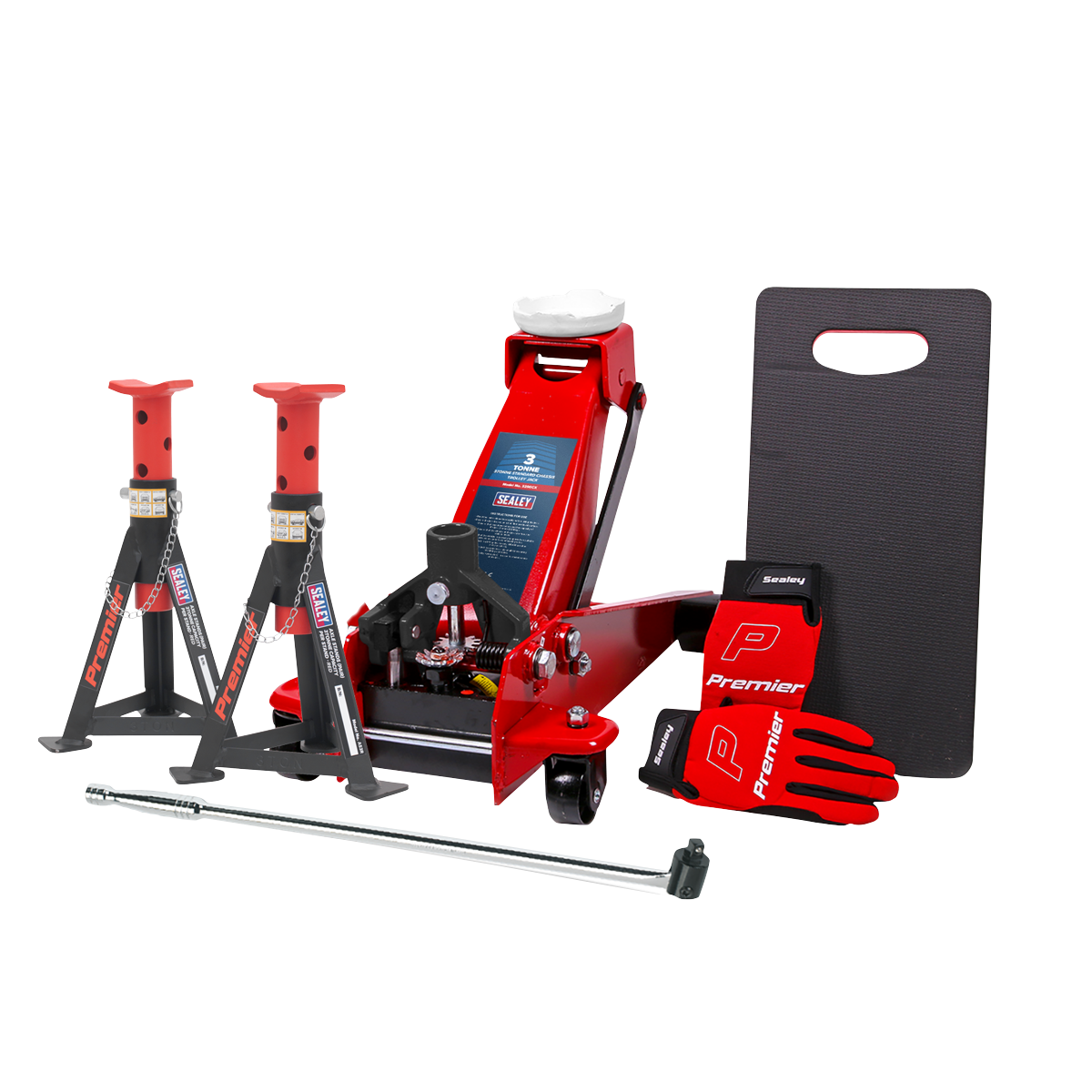 Sealey 3290CXCOMBO Trolley Jack 3tonne Combo